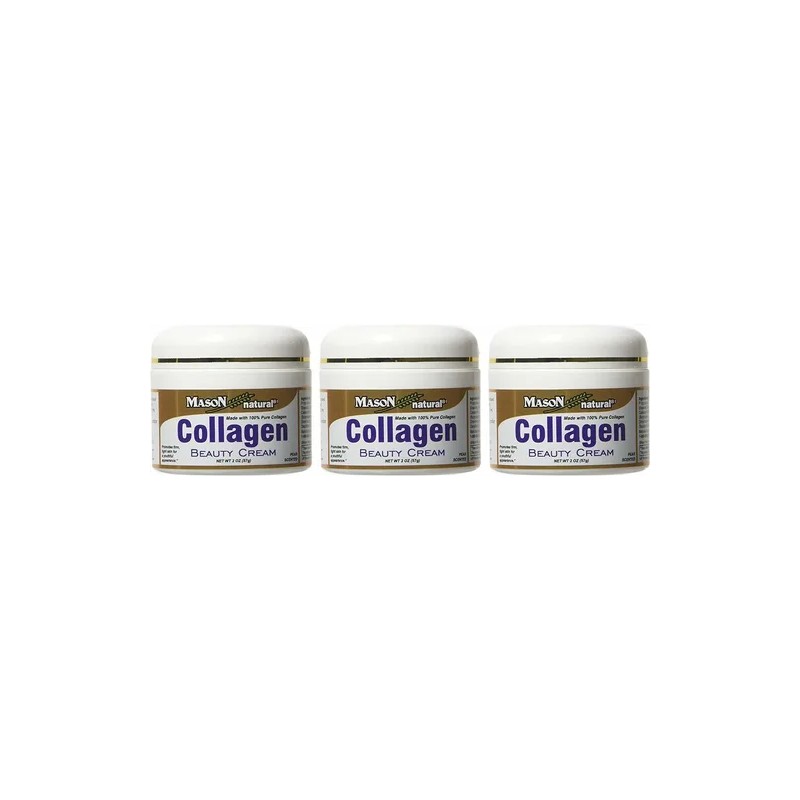 Crema Mason Colágeno Natural Beauty Hecho Con 100% De Coláge