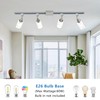 MELUCEE Pack of 4 H Track Lighting Fixtures for Accent