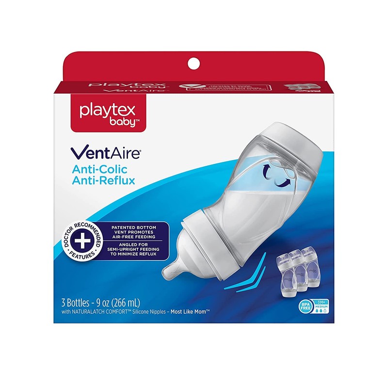 Playtex Baby Ventaire Bottle, Helps Prevent Colic & Reflux, 9