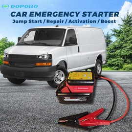 Dopollo Multi Starter, Compatible with Milwaukee 18V M18 Lithium Battery，Jump Start Adapter DJS18-MIW, Battery Repair/Activation/Boost, Cables for 6.0L Gasoline Engines, USB Cordless Power Source