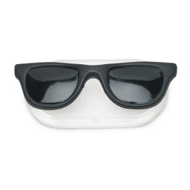 Readerest magnetic eyeglass holder, name tag, magnet badge holder, sunglasses holder, eye glass holder from Shark Tank, Made in USA (Black Shade: Sunglass Model), Gifts for Mom and Dad