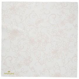 Narumi NA-6 Eyeglass Wiper, Pink, Eyeglass Cloth, Minimax, Knitted, Made in Japan, Floral Pattern