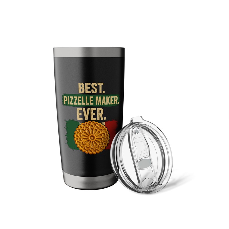 Best. Pizzelle Maker. Ever. Pizzelle Stainless Steel Insulated Tumbler