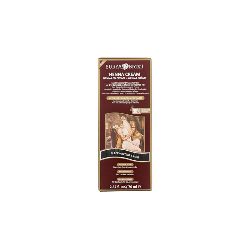Crema de henna negra, 2.4 onzas (paquete de 2)