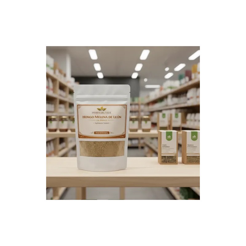 Hongo Melena De Leon En Polvo Puro 100gr