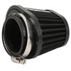 51mm/2in Motorcycle Air Filter ClampOn Dustproof Rubber Black Replacement for