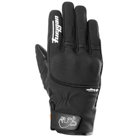 Furygan JET ALL SEASONS D3O EVO - Men's Motorcycle Gloves - 100% leather palm - Tactile - Comfort - Breathable & Light, Black-white