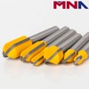 MNA 90 Degree V Groove and Round Nose Router Bit