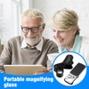 CLIUNT 2 Stücke Juwelier Lupe, 30X 60X 90X Vergrößerung Metall