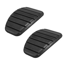 2 Pcs Car Pedal Covers,Black Anti Slip Car Pedals Cover Adjustable Rubber Clutch Brake Protection Pads Car Foot Pedals Pad Replacement Kit Universal Fit Cars Non-Slip Driving Automobile Accessories