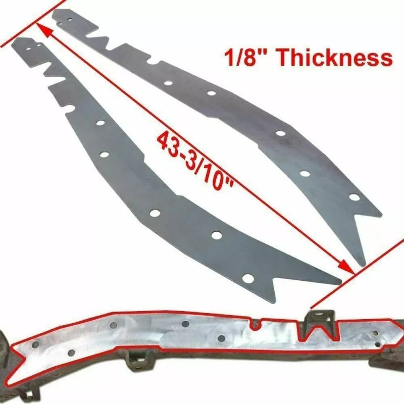 SUVWINNER Frame Rust Repair Plate For 95-04 Toyota Tacoma Weld