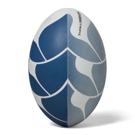 Canterbury Thrillseeker Play Rugby Ball, White/Blue, 5