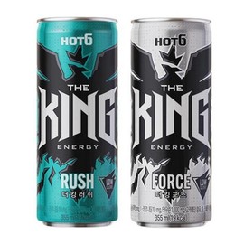 Hot Six The King 355ml Lush 24 cans + Force 24 cans (33043456) / 핫식스 더킹 355ml 러쉬 24캔+포스 24캔 (33043456)