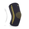 KE92 Knee Sleeves Breathable & Stretchy, Dark Grey, S
