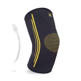 KE92 Knee Sleeves Breathable & Stretchy, Dark Grey, S