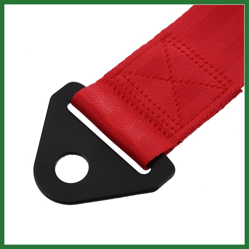 Motoforti 2 Set Front Bumper Car Tow Strap Trim Trailer