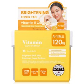 More than one vitamin toner pad 120 sheets  / 더말 비타민 토너 패드 120매 1개