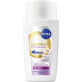 NIVEA Fluido Diario Luminous 630 Skin Glow con FPS 50, Protección Solar, 40 ml