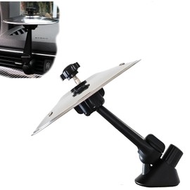 2025 New Car Cymbal Air Vent Crash Dash Board Cymbal Drum Symbol Dashboard Drums Mini Mount Drumming Music Mounted Tiny Clip Attachment Set Attaches Small Stand Splash Instrument Drumset Kit (Silver)