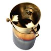 R-STYLE Oval Type Stainless Steel Muffler Cutter (Black Gold)