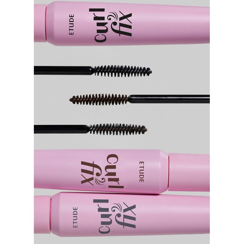 에뛰드 컬 픽스 마스카라 01호 + 뷰러 세트 Etude Curl