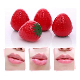 Bálsamos Para Labios Hidratante Forma De Fresa Caja De 24 Piezas