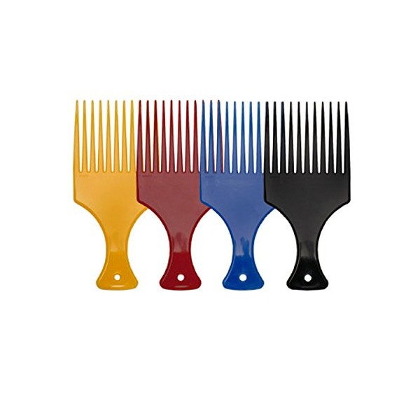 Afro Comb Small 242 4 Color Set