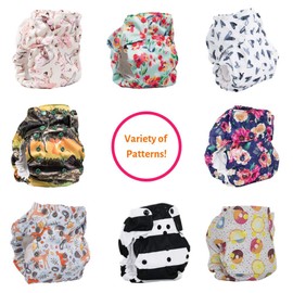 Smart Bottoms No Prep Organic Cloth Diaper Dream Diaper 2.0 – Washable, Reusable – Natural Fiber Interior (Manhattan)