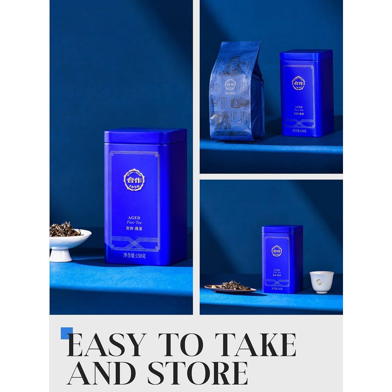 CO-OP 1950 Ripe Pu Erh Tea Loose Leaf, 150g, Premium