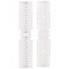Prime-Line N 6539 7/8 In., White Nylon, Top Mount Bi-Fold