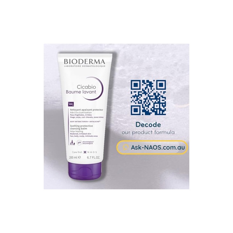 BIODERMA, Cicabio, Bálsamo Lavant, Limpieza que Calma Malestar, Skincare Piel