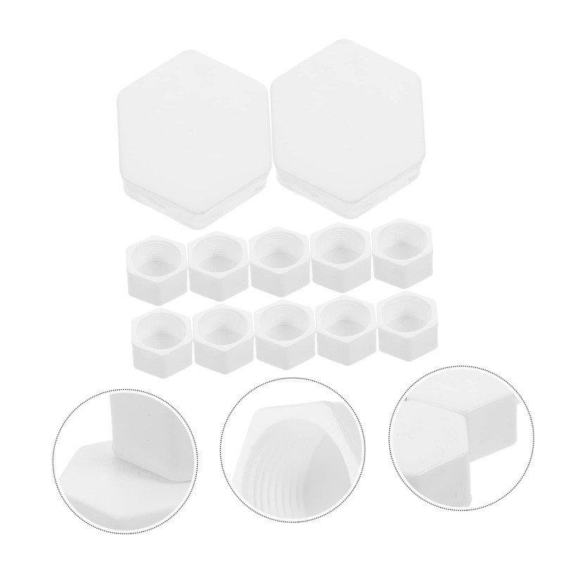 Kisangel Coupling Adapter 20pcs Plastic Plug for Hexagonal Holes Sprinkler