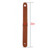 Alnicov Guitar Strap Ukulele Strap Button Synthetic Leather Headstock Adapter