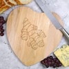 'Ginger Root' Wooden Heart Shaped Chopping/Cutting Board (WB00087353)