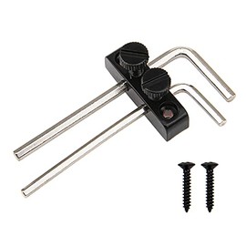 1Pcs Yootones Guitar Bass Allen Wrench/Key Headstock Wrench Holder Compatible with Floyd Rose Tremolo Guitar (Black)