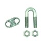 BRUFER 98200 Wire Rope Clamp Clip for Cables Zinc Plated