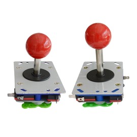 ljhnba General Game Joystick 2 4 8 Way Switchable Handle Gaming Accessory Simple To Operate For Wood Metal Panel Arcade Joystick Top