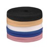 NAUZE 10 Rolls Solid Color Double Fold Bias Tape 1/2"