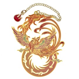 BLBMH Phoenix Bookmarks for Women Cute Metal Book Marks Birthday Christmas Gifts for Book Lovers Friends