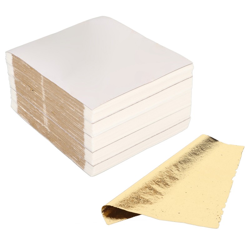 500pcs Gold Leaf Sheets Fashion Multi Purpose Imitation Gold Leaf