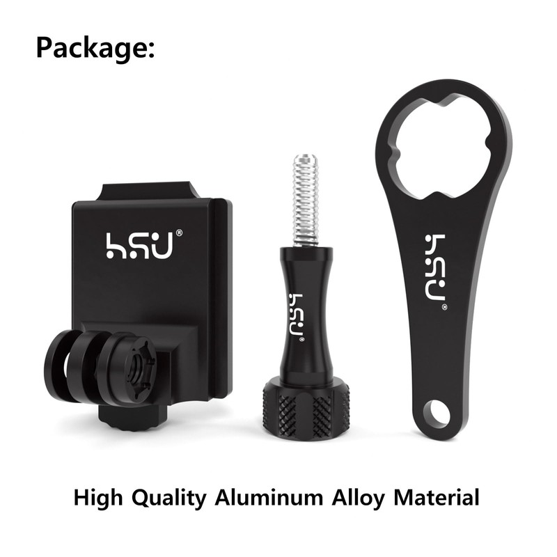 HSU Aluminium Helmet NVG Mount for GoPro Action Cameras, Compatible