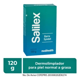 Salilex Barra Limpiadora Facial Dermolimpiador Libre de Jabón Para Piel Grasa