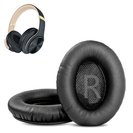 Life 3 Ear Pads, HAIZEEN Ear Pads Compatible with Doqaus Life 3 Wireless Headphones Ear Pads Replacement Cushion (Protein Leather/Memory Foam)