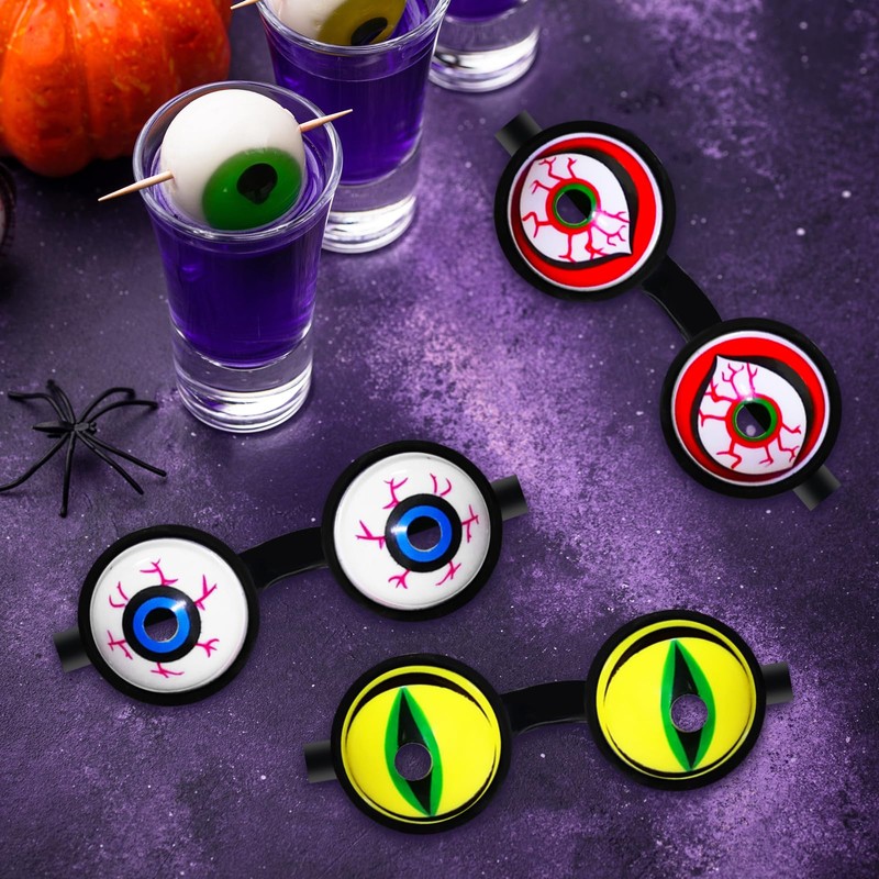 [seimeinoki] 3個セット ハロウィン メガネ 眼鏡 コスプレ パーティーメガネ ハロウィン めがね 飾り