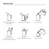 Teranuvo Stainless Steel French Press Coffee Maker - 1L /
