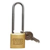 AII TWE IB-086 Stainless Steel Hanging Long Padlock, 1.2 inches