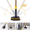 Yocada Tub Tile Scrubber Brush 2 in 1 Cleaning Brush