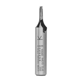 ENT Straight Cutter TC Shank (C) 6 mm, Diameter (A) 2 mm, B 6 mm, D 32 mm, GL 43 mm