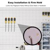 KGCGJVB 5Pcs Pegboard Screwdriver Holder Tool Organizers Double-Ring Peg Board