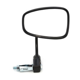Universal Black Folding Bar End Mirror - 7/8" Handlebars - Motorcycle/ATV/Scooter/Moped